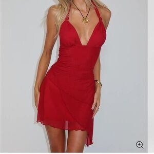 MINI RED DRESS